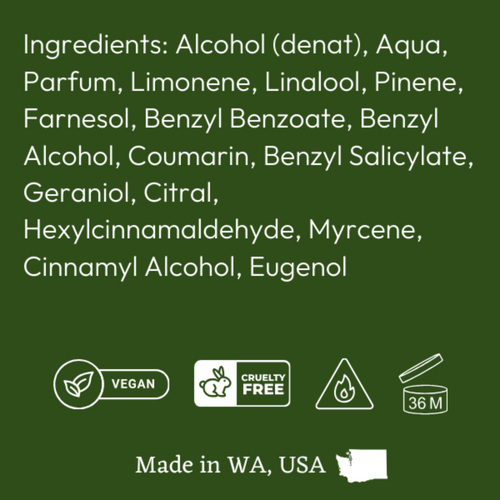 Product Ingredients List