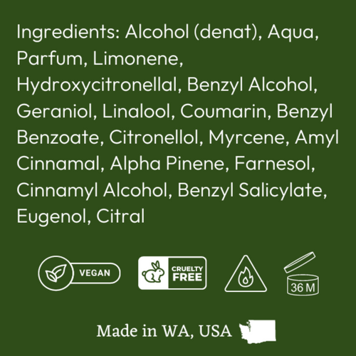 Product Ingredients List