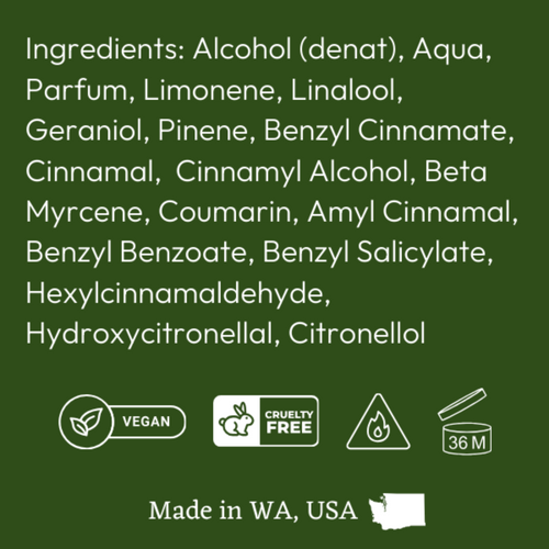 Product Ingredients List