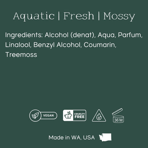 Perfume ingredients used by Sound Fragrances for Agate, essential for allergen information.