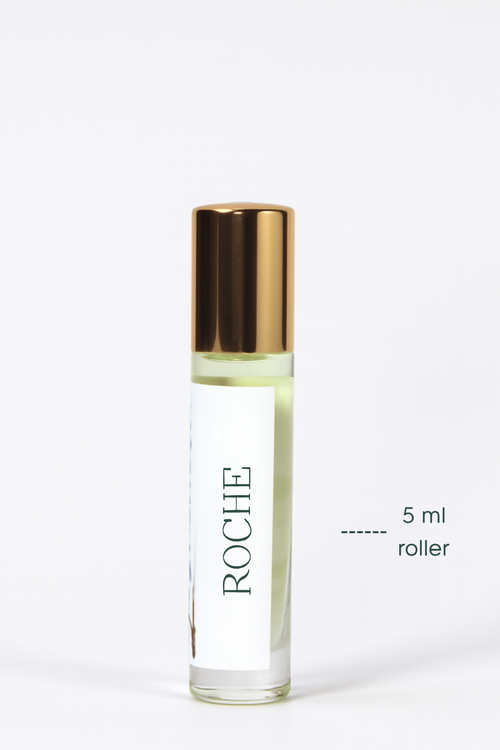 Mini-size bottle of Sound Fragrances Roche eau de parfum, inspired by PNW islands