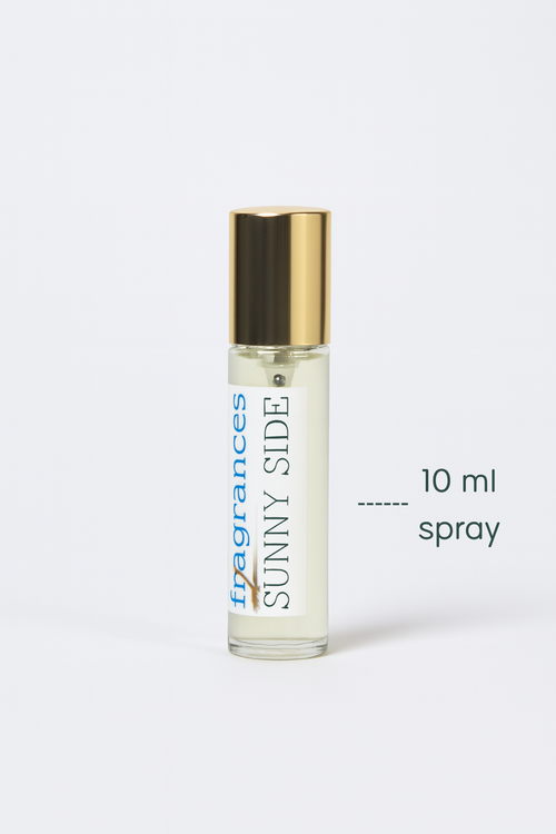 Travel-size spray bottle of Sound Fragrances Sunny Side eau de parfum, inspired by high deserts